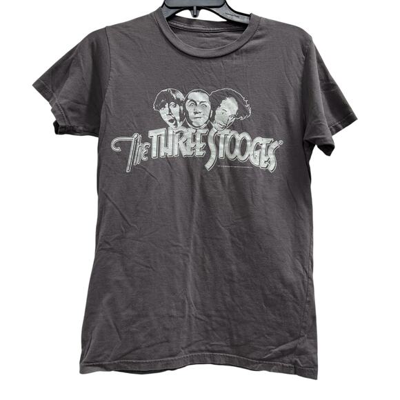 THE THREE STOOGES Larry, Curly & Mo Y2K graphic tee Y2K sz S - Picture 1 of 5